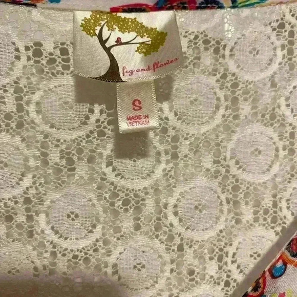 Fig & Flower Women's Boho Feminine Paisley Pretty small - Picture 3 of 10